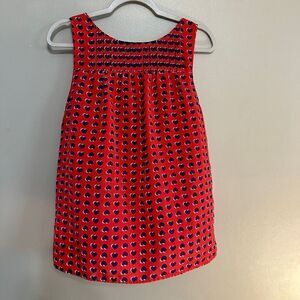 Kenar flowy heart tank top blouse size medium